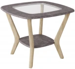 Стол журнальный Калифорния Мельбурн серый бетон от фабрики Калифорния