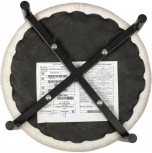 Стул-пуф Bradex Home Otis белый, искусственный мех (RF 0660)