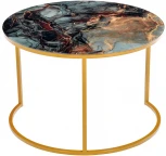 Набор кофейных столиков Tango космический с ножками матовое золото, 2шт Bradex Home RF 0350