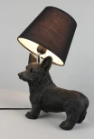 Интерьерная настольная лампа Omnilux Banari OML-16304-01 (220V, выключатель, собака)