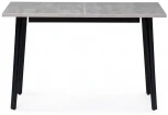 Стол раскладной Woodville Денвер Лофт 120 25 мм бетон / черный матовый 506944