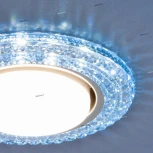 Встраиваемый точечный светильник Elektrostandard 3030 GX53 BL синий