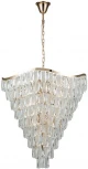 Подвесная люстра Indigo AMBRA V000395 (220V, хрусталь, на цепи)