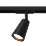 Трековый светильник однофазный Wolta WTL-GU10/11B под лампу GU10 Черный CONO