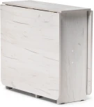 Стол деревянный Woodville Йентель 170х85х76 дуб крафт белый