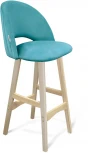 Стул барный SHT-ST34-1/S65 голубая пастель/прозрачный лак Sheffilton 7327659502