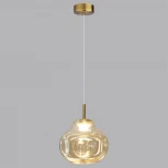 Подвесной светильник Odeon Light Vaso 5097/4L античн.бронза/янтарный/металл/стекло LED 4W 4000K (220V, на проводе)