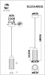 Подвесной светильник ST Luce Kendo SL1213.403.01