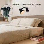 Офисная настольная лампа на прищепке Reluce 00108-0.7-01 BK (220V, выключатель)