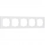 Рамка на 5 постов Snabb basic (белый) Werkel W0052001 (a051300)