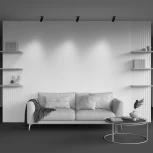 Встраиваемый светильник Maytoni Calipso C110CL-01-GU10-B (220V, круглые)