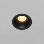 Встраиваемый светильник Maytoni Dip DL115-10W-2.7K-B (LED, 220V, круглые)