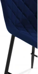 Барный стул Баодин велюр синий / черный 511148 Woodville