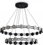 Подвесной светильник ярусный Freya Collar FR6180PL-L70B (LED, 220V, на проводе, кольцо)