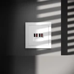 Акустическая розетка (белый матовый) Voltum S70 VLS060302