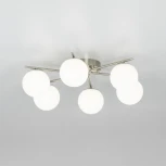 Потолочная люстра RGB с пультом управления Citilux Адам Смарт CL228A161 (LED, 220V, умный дом - Алиса, шарики)