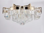 Потолочная люстра Newport 4350 4356+6/PL gold (220V, хрусталь, круглые)