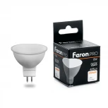 Лампочка рефлекторная белая полусфера G5.3 6W Feron 38085