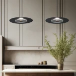 Подвесной светильник Eurosvet Kontur 40030/1 LED черный (220V, на проводе, круглые)