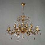 Подвесная люстра Ambiente Alicante 8888/8+8 AB New Leaf