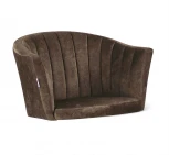 Стул Sheffilton SHT-ST42-1/S38 кофейный трюфель/черный муар от фабрики Sheffilton