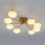 Потолочная люстра RGB на штанге Citilux Atman Smart CL226A183 (LED, 220V, голосовое управление, пульт управления, управление смартфоном, умный дом - Алиса, Маруся, Салют)