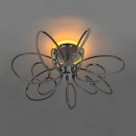 Потолочная люстра RGB на штанге Citilux Salma Smart CL224A171 (LED, 220V, голосовое управление, пульт управления, управление смартфоном, умный дом - Алиса, Маруся, Экосистема Сбер)