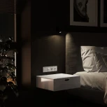 Рамка на 4 поста Acrylic (белый) Werkel W0042701 (a062131)