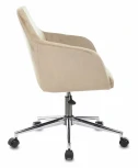 Кресло Бюрократ CH-380SL латте Italia 5 крестовина металл хром
