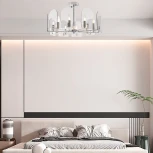 Потолочная люстра на штанге Arte Milano Sorrento-7309 377309/10/580 CR (220V, свеча)