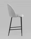 Стул полубарный Stool Group Логан велюр светло-серый УТ000035471
