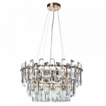 Подвесная люстра каскадная Divinare Bellatrix 3510/17 LM-11 (220V, хрусталь, на тросе)