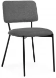 Стул Woodville на металлокаркасе Reparo dark gray / black 15660
