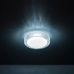 Настенно-потолочный светильник RGB Citilux Альпина Смарт CL718A12G (LED, 220V, умный дом - Алиса, Маруся, Сири, круглые, звездное небо)