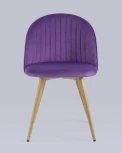 Стул Stool Group Лион Страйпс велюр лиловый УТ000028003