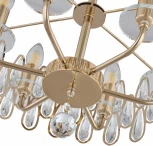 Потолочная люстра хрустальная на штанге Arte Milano Sorrento-2009 372009/6/80/490 GD (220V)