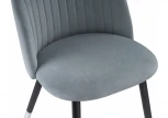 Стул Woodville на металлокаркасе Gabi gray / black 15115