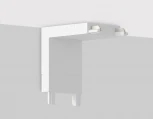 Коннектор угловой внутренний для накладного шинопровода Magnetic Ultra Slim Ambrella Track System GV1103