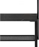 Барный стол Woodville Нари 120х50х171 файерстоун / черный матовый 554137