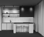 Трековый светильник Celo Unity GU10 50Вт (однофазный) Maytoni Technical TR001-1-GU10-B