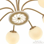 Потолочная люстра на штанге Arte Milano 271069/8 GD (220V, шарики)