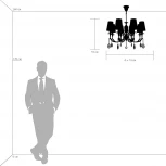 Подвесная люстра Osgona Cappa 691084