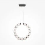 Подвесной светильник Amulet MOD555PL-L23CH4K (LED, 220V, на тросе, шарики, кольцо)