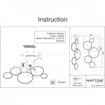 Потолочная люстра Maytoni Olympia MOD448-CL-5-45-W