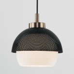 Подвесной светильник Eurosvet Nocciola 50106/1 античная бронза/черный (220V, на проводе, шар)