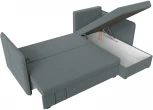 Диван угловой Слим правый угол (Серый/Рогожка) Лига Диванов арт.121149