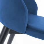 Обеденный стул La Forma (ex Julia Grup) Roxie (Синий/ Дерево)