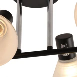 Потолочная люстра на штанге Reluce 01553-3.3-04B BK+CR (220V)
