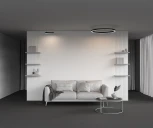 Радиусный профиль 35x35 800мм 1/8 круга черный Maytoni Радиусный профиль ALM-3535R-B-D-45°-0.8M