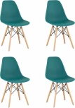 Стул Stool Group Eames Style DSW темно-бирюзовый x4 УТ000035182
